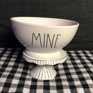 Rae Dunn “MINE” ice cream bowl